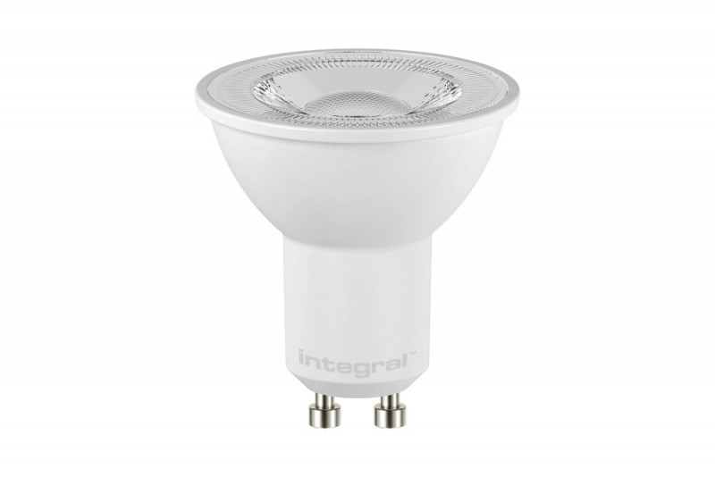 Integral LED GU10 600Lm 5.7W 2700K Dimmable 36 Beam